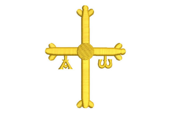 Asturian Cross Embroidery