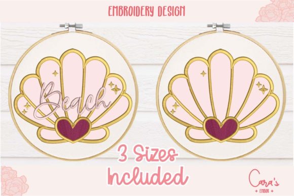 Beach Clam Applique
