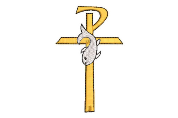 Cross with Fish First Communion