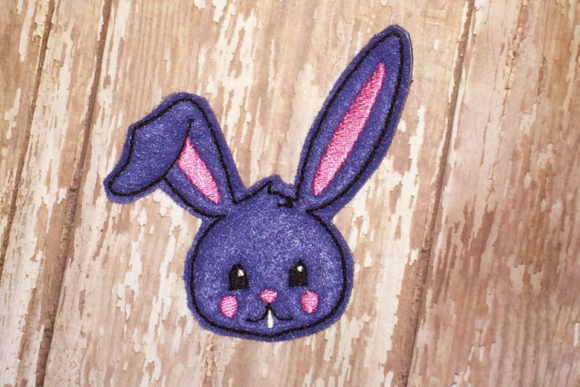 Easter Bunny Face ITH Feltie