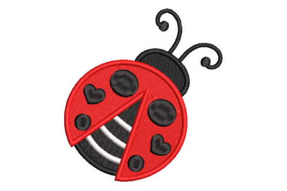 Ladybug with Hearts