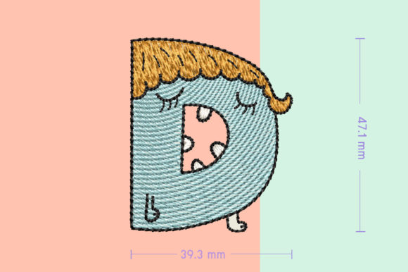 Monster Letter D