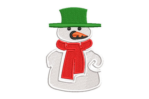 Snowman with Scarf