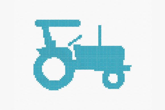 Tractor Cross Stitch